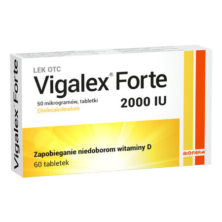 Vigalex Forte 2000 IU, 60 comprimés