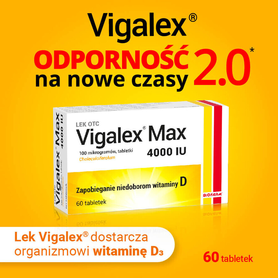 Vigalex Max 4000 IE, 60 tabletten