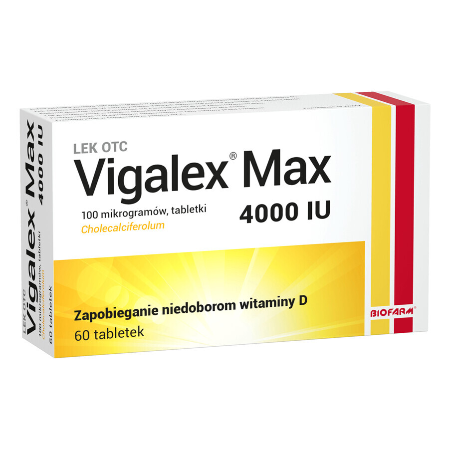 Vigalex Max 4000 IE, 60 tabletten