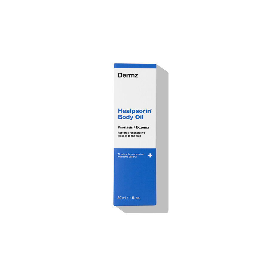 Healpsorin, hennepolie voor lichaam en gezicht bij psoriasis en atopische dermatitis, 30 ml