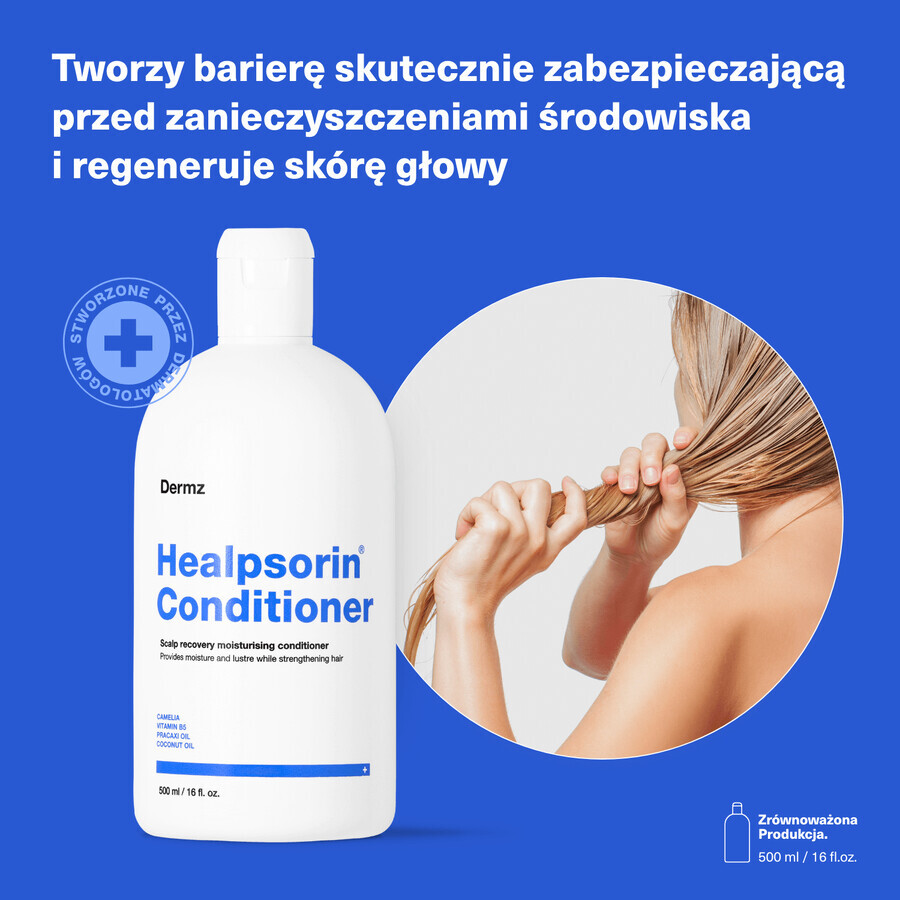 Healpsorin, balsamo rigenerante per capelli, 500 ml