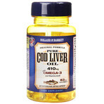 Holland &amp; Barrett Cod Liver Oil, ulei pur de ficat de cod 410 mg, 60 capsule