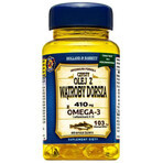 Holland &amp; Barrett Cod Liver Oil, ulei pur de ficat de cod 410 mg, 60 capsule