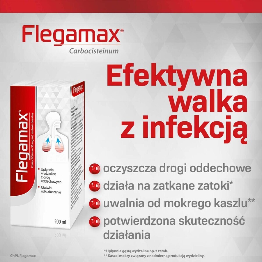 Flegamax 50 mg/ ml, solución oral, 200 ml