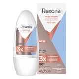 Rexona Maximum Protection, roll-on anti-transpirant, Clean Scent, 50 ml