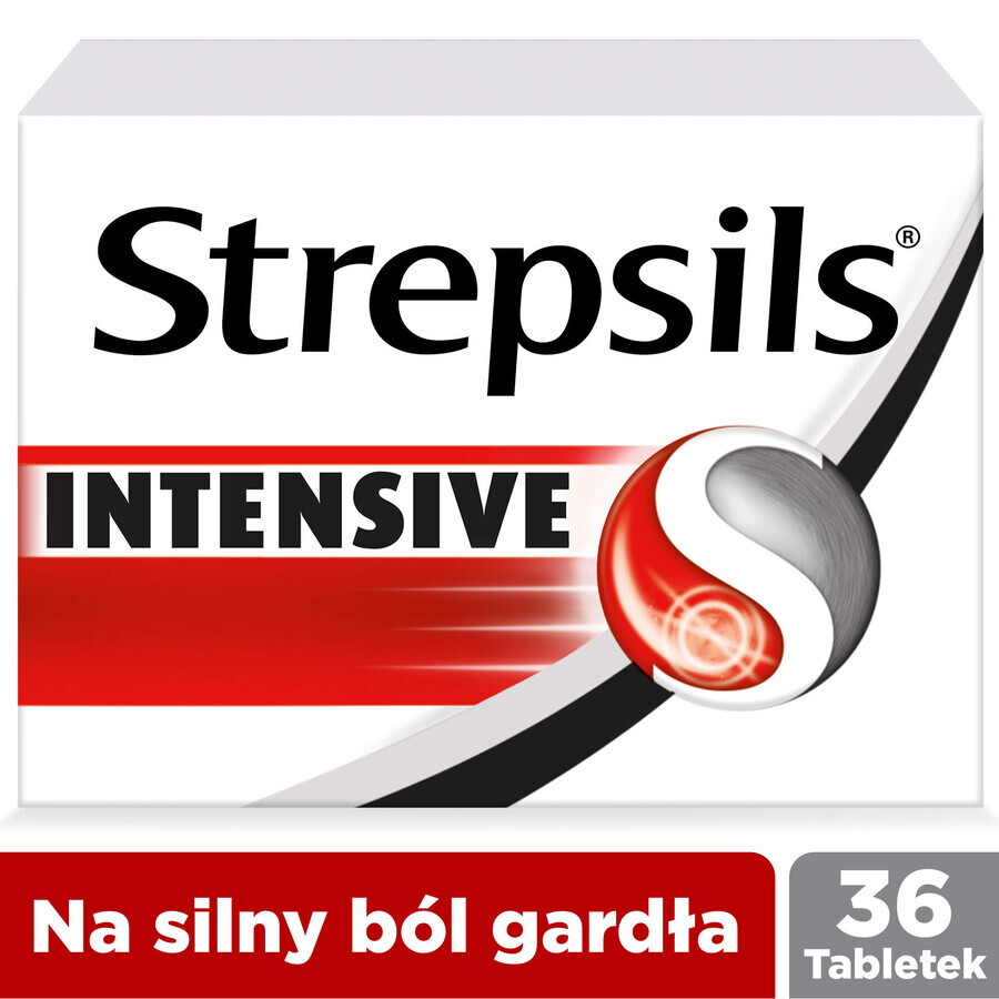 Strepsils Intensiv 8,75 mg, 36 pastile