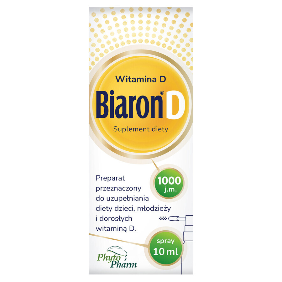 Biaron D, vitamina D 1000 UI, spray, 10 ml