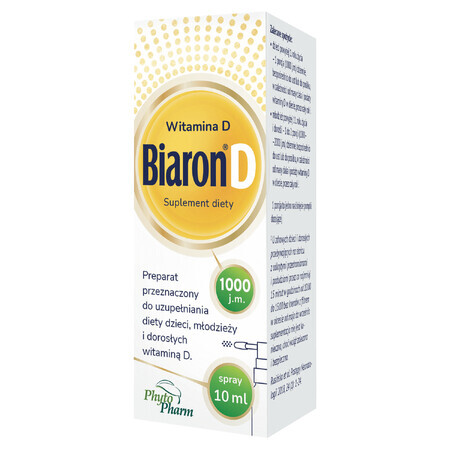 Biaron D, vitamina D 1000 UI, spray, 10 ml