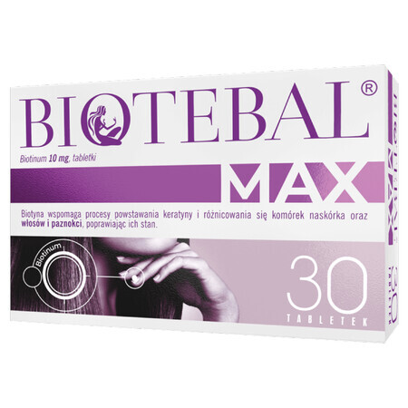 Biotebal Max 10 mg, 30 comprimate