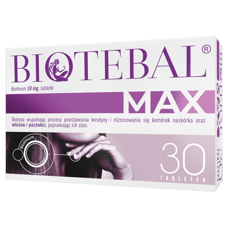 Biotebal Max 10 mg, 30 comprimate