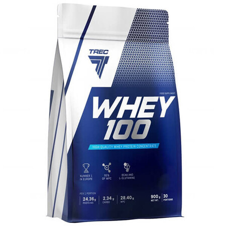 Trec Whey 100, aromă de ciocolată, 900 g