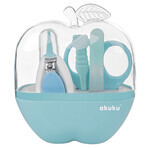 Ackuku Set cutie de unghii Apple, albastru, A0043