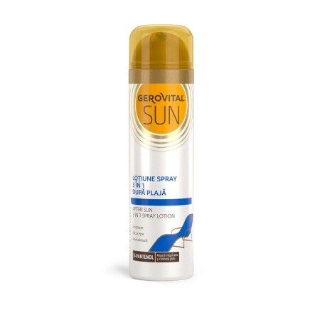 Lotiune spray 3in1 dupa plaja Gerovital Sun, 150ml, Farmec