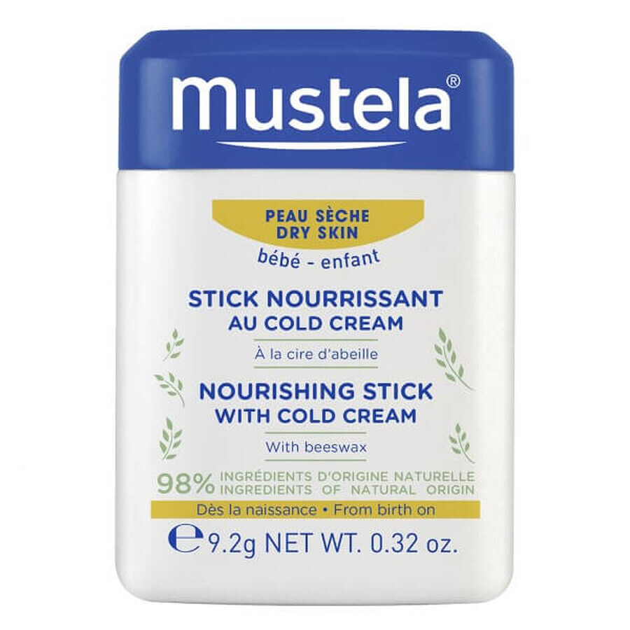 Mustela Bebe Enfant, beschermende stick met koude crème, vanaf de geboorte, 9,2 g