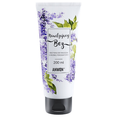 Anwen Moisturising Elderflower, balsam pentru păr de porozitate diferită, 200 ml