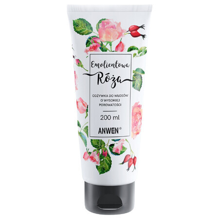 Anwen Emollient Rose, balsam pentru păr foarte poros, 200 ml