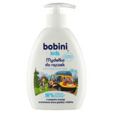 Bobini Kids, săpun de mâini antibacterian, cu dozator, mango, 300 ml