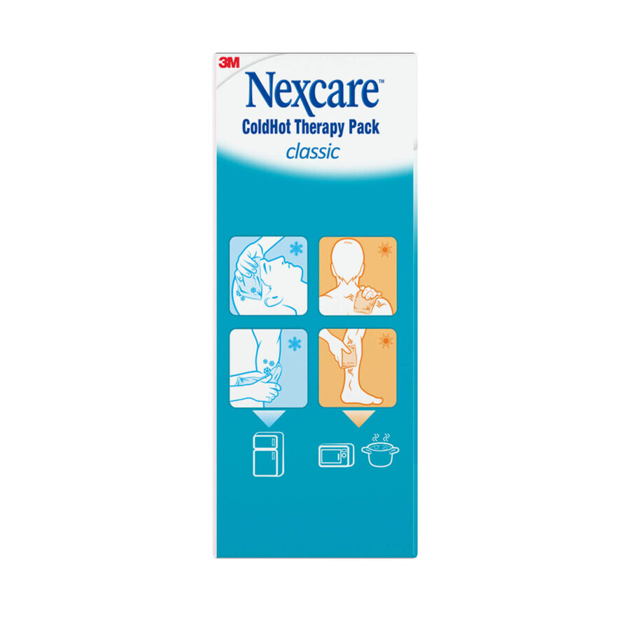 Nexcare ColdHot Classic, pachet de gel cald-rece, 11 cm x 26 cm, 1 buc