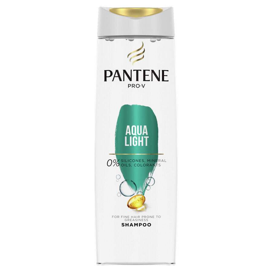 Pantene Pro-V Aqua Light, șampon pentru păr gras, 400 ml 