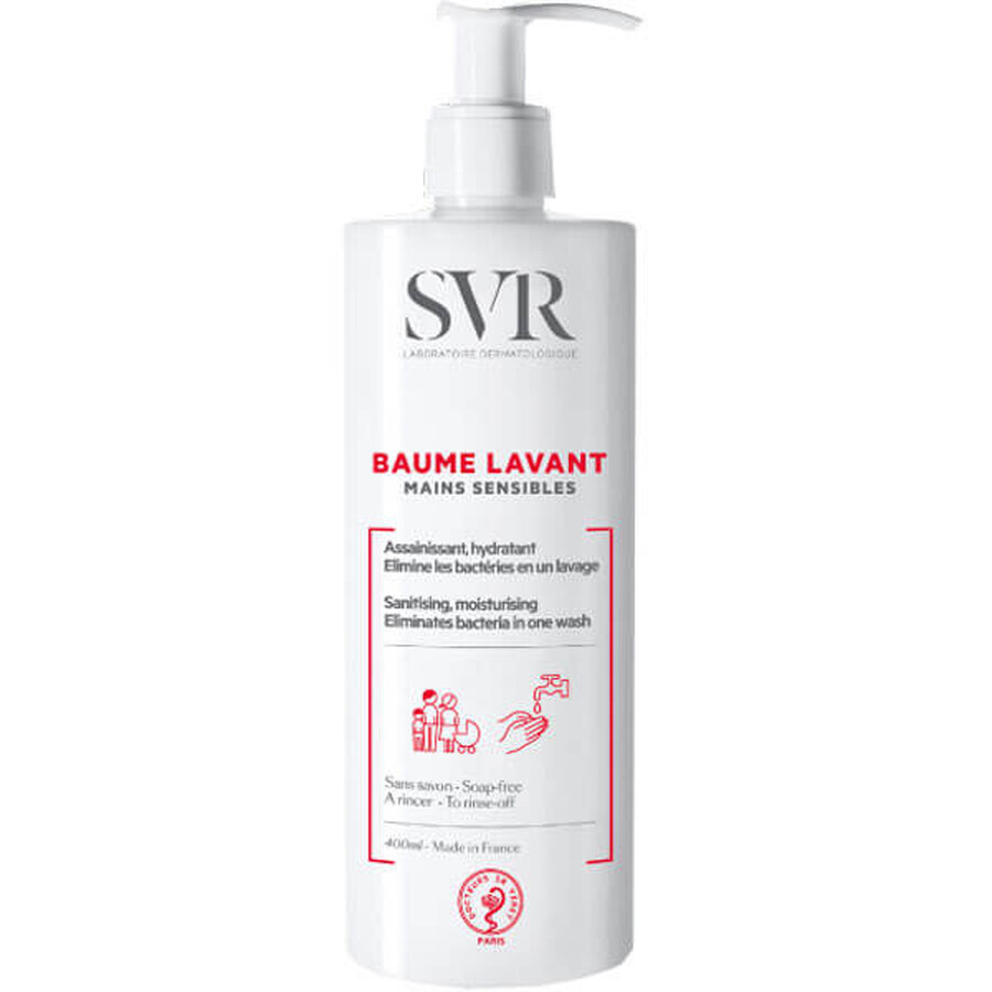 SVR Baume Lavant, loțiune de mâini, piele sensibilă, 400 ml