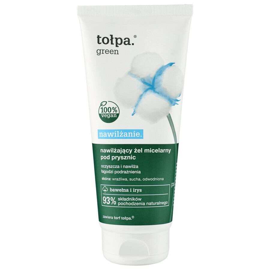 Gel micelar de duș hidratant Tolpa Green, 200 ml