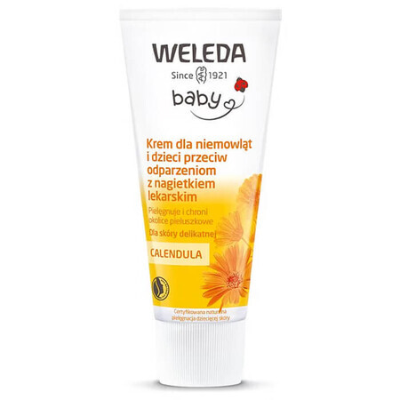 Weleda Calendula, cremă anti-ardere cu calendula, piele sensibilă, 75 ml