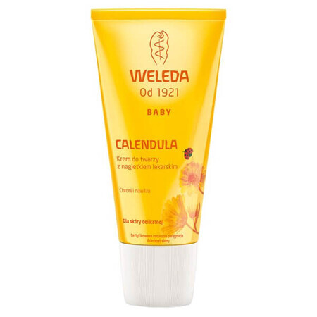 Weleda Calendula, cremă de față cu calendula, piele sensibilă, 50 ml