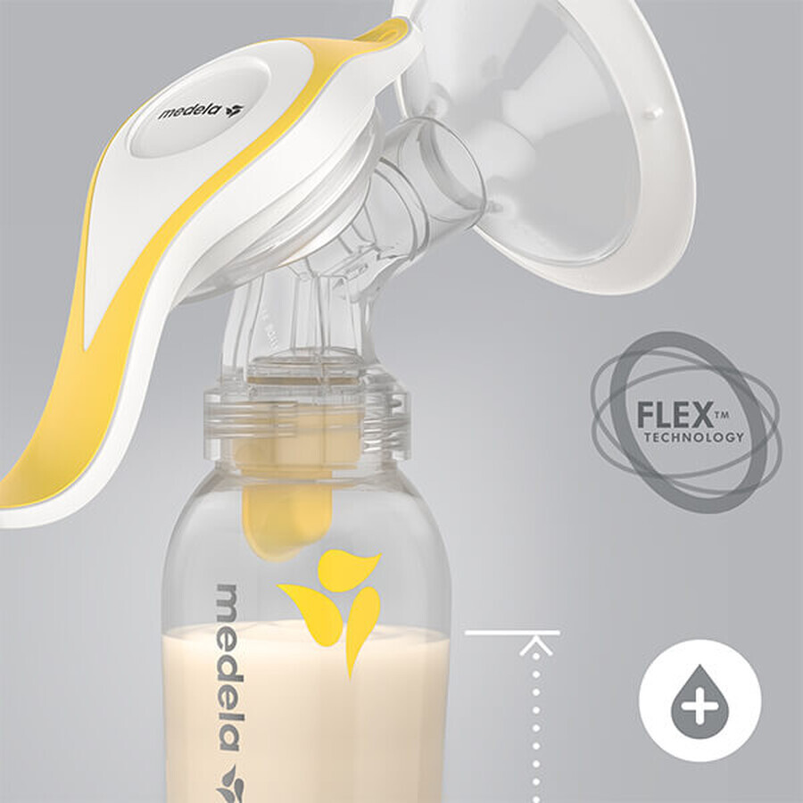 Medela Harmony Flex, pompă de sân manuală, bifazică