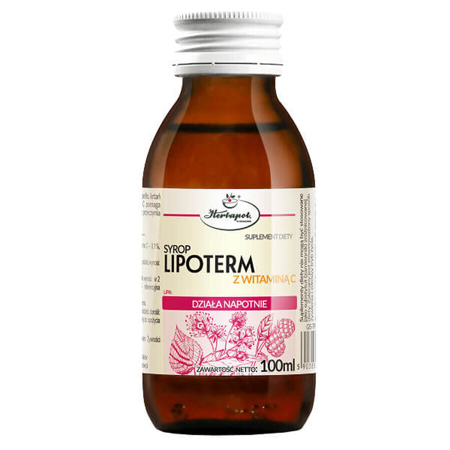 Herbapol Lipoterm, sirop cu vitamina C, 100 ml