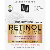 AA Retinol Intensive 50+, cremă de zi activă, reducere riduri + elasticitate, 50 ml