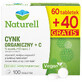 Naturell Organic Zinc + C, 60 comprimate + 40 comprimate gratuite