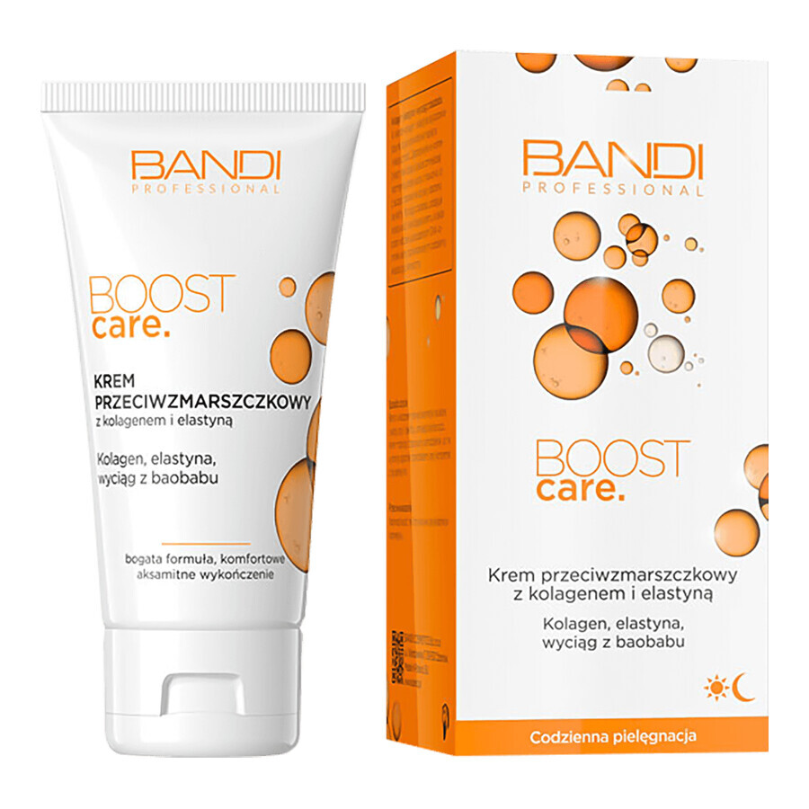 Bandi Boost Care, anti-rimpelcrème met collageen en elastine, 50 ml 