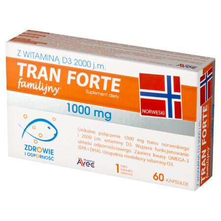 Avec Pharma Tran Tran Familijny Forte, 60 capsule