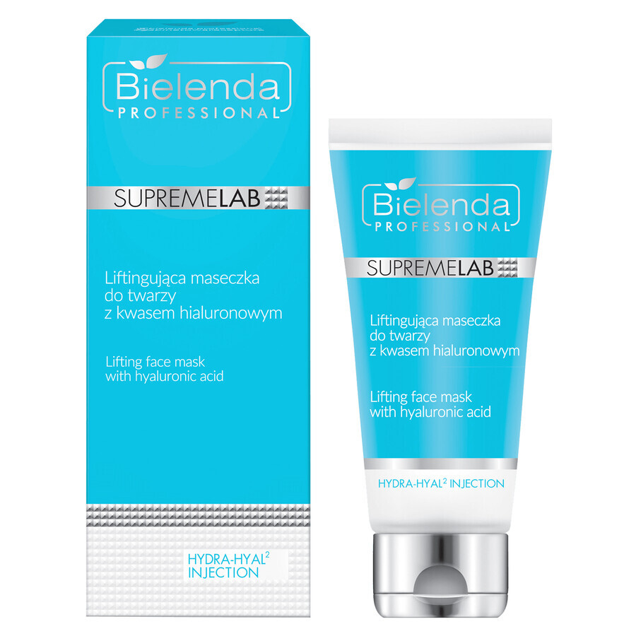 Bielenda Professional SupremeLAB Hydra-Hyal2, mascarilla facial lifting con ácido hialurónico, 70 ml