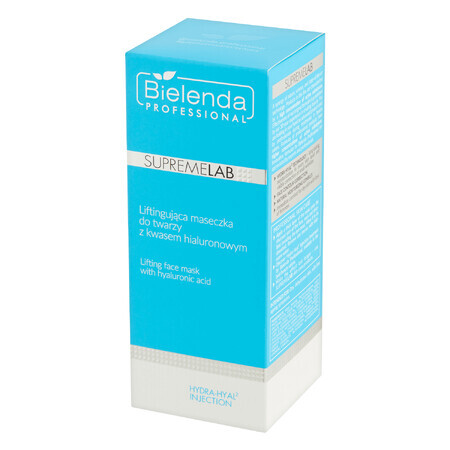 Bielenda Professional SupremeLAB Hydra-Hyal2, mascarilla facial lifting con ácido hialurónico, 70 ml