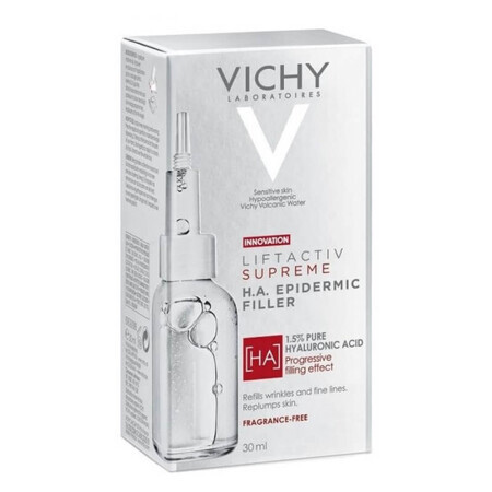 Vichy Liftactiv Supreme HA. Epidermal filler, anti-wrinkle serum, 30 ml