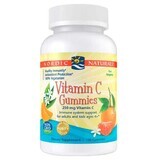 Nordic Naturals Vitamin C Gummies, jeleuri pentru copii de la 4 ani, aromă de mandarine, 120 bucăți