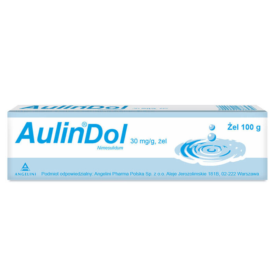 AulinDol 0.03 g/g, gel, 100 g