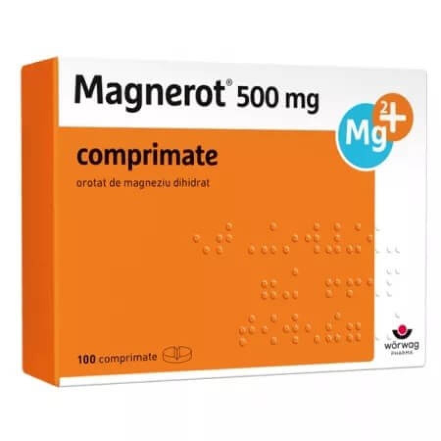 Magnerot, 100 comprimate, Worwag Pharma recenzii