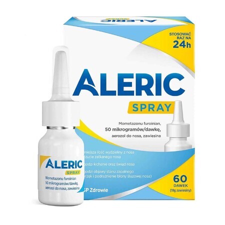 Aleric Spray 50 µg/dosis, neusspray, suspensie, 60 doses