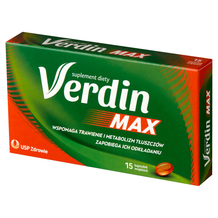 Verdin Max, 15 capsule moi