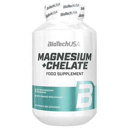 BioTechUSA Magnesium + Chelat, 60 Kapseln