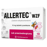 Allertec WZF 10 mg, 10 comprimate filmate