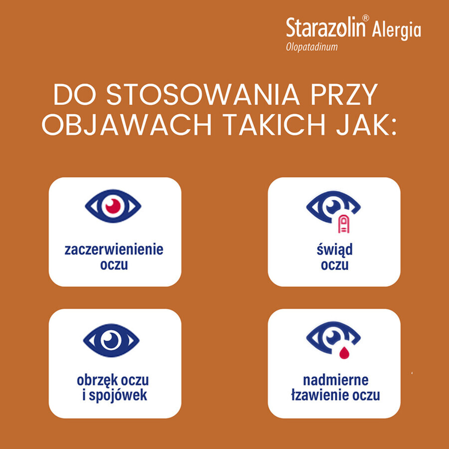 Starazolin Alergie, 1 mg/ml, picături pentru ochi, 5 ml 