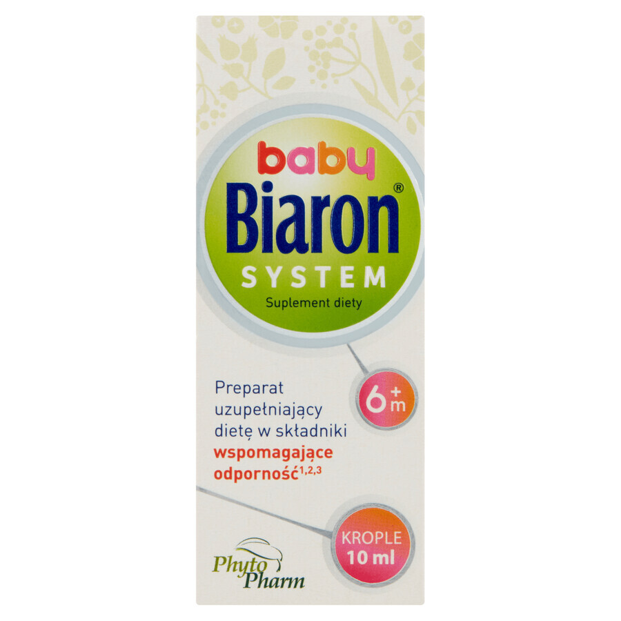 Biaron System Baby 6m+, gouttes pour les bébés de plus de 6 mois, 10 ml