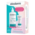 Eloderm Omega 3-6-9 Plus, gel de curățare pentru corp și păr 2 în 1, din ziua 1, 400 ml + cremă extra activă din ziua 1, 75 ml