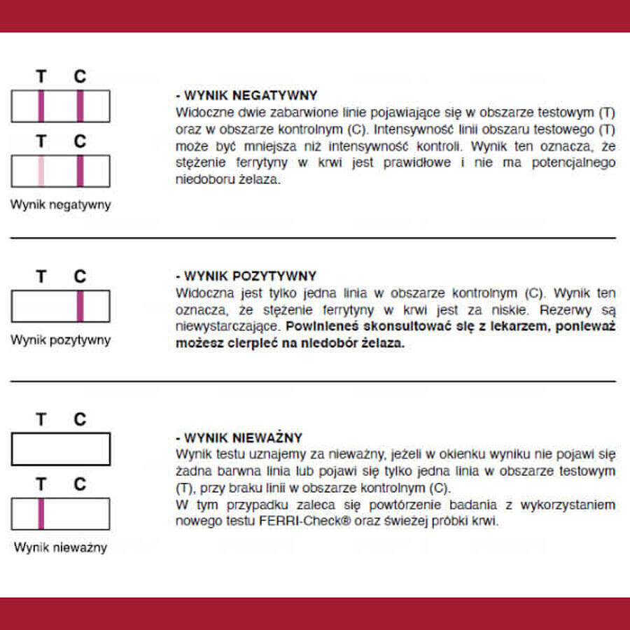 LabHome Ferri-Check, test sanguin pour la détection de la carence en fer, diagnostic de l'anémie, 1 pièce