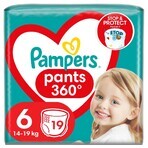 Pampers Pampers, luiers, Extra Large, maat 6, 14-19 kg, 19 stuks