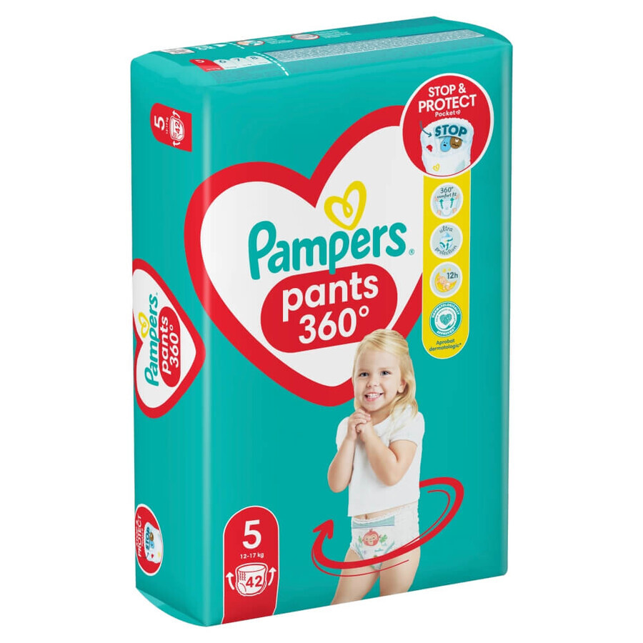 Pampers Pants, couches, Junior, taille 5, 12-17 kg, 42 pcs