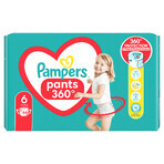 Pampers Pants, couches, Extra Large, taille 6, 14-19 kg, 44 pcs